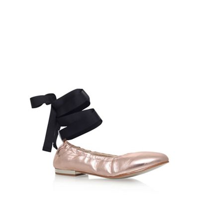 KG Kurt Geiger Grey 'Kitty' low heel ballerina pumps